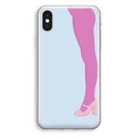 Pink panty: iPhone X Transparant Hoesje - thumbnail