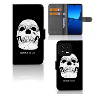 Telefoonhoesje met Naam Xiaomi 13 Skull Eyes