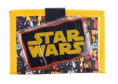 Disney portemonnee Star Wars 11,5 cm geel Disney portemonnee Star Wars 11,5 cm geel