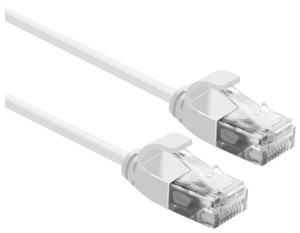 ROLINE UTP Data Center Patchkabel Cat.6A (Class EA), LSOH, extra dun, wit, 0,15 m