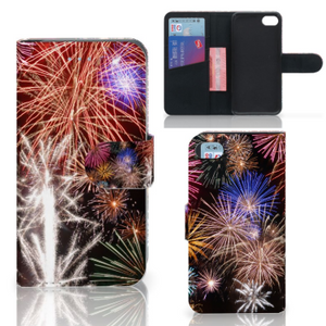 iPhone 7 | 8 | SE (2020) | SE (2022) Wallet Case met Pasjes Vuurwerk