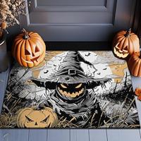 halloween decoraties deurmat pompoen vogelverschrikker keuken mat vloermat antislip gebiedskleed oliebestendig tapijt binnen buiten mat slaapkamer decor badkamer mat entree tapijt Lightinthebox - thumbnail