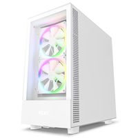 NZXT H5 Elite Midi Tower Transparant, Wit - thumbnail