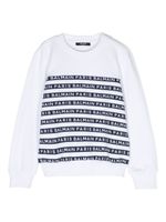 Balmain Kids sweat à bande logo - Blanc - thumbnail