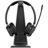 EPOS Impact 1061 On Ear headset Computer Bluetooth Stereo Zwart Headset, Incl. oplaad- en dockingstation