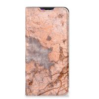 Xiaomi Redmi 9 Standcase Marmer Oranje