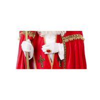 Witte Sinterklaas handschoenen kort   - - thumbnail