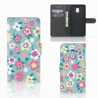 Samsung Galaxy J7 (2018) Hoesje Flower Power