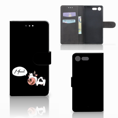 Sony Xperia XZ Premium Leuk Hoesje Cow Sony Xperia XZ Premium Leuk Hoesje Cow