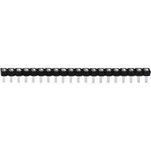 TRU COMPONENTS Female header (precisie) Aantal rijen: 1 Aantal polen per rij: 20 1580914 1 stuk(s)