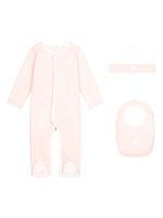 Dolce & Gabbana Kids granouillère en coton à logo appliqué (lot de trois) - Rose