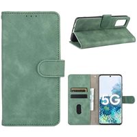 Samsung Galaxy S20 FE/S20 FE 5G Vintage Series Portemonnee Hoesje - Groen