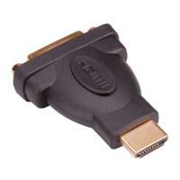 Roline 12.03.3115 Adapter [1x HDMI-stekker - 1x DVI-bus 24+1-polig] Zwart