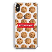 Koekerond: iPhone X Transparant Hoesje