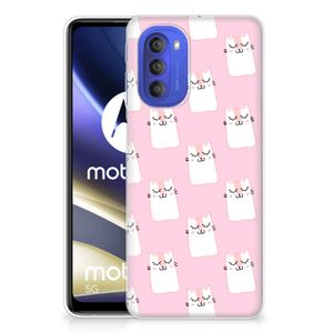 Motorola Moto G51 5G TPU Hoesje Sleeping Cats