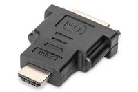 Digitus DB-330505-000-S HDMI-kabel DVI / HDMI Adapter HDMI-A-stekker, DVI-D 24+1-polige bus, DVI-I 24+5-polige bus Zwart - thumbnail