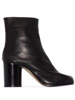 Maison Margiela bottines à bout Tabi 80 mm en cuir - Noir