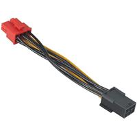 Akasa PCIe 6-pins naar PCIe 2.0 8-pins adapter | PCIe PSU-connector | 100 mm | AK-CB052