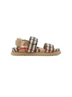 Burberry Kids sandales à motif Vintage Check - Tons neutres - thumbnail