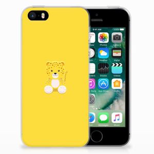 Apple iPhone SE | 5S Telefoonhoesje met Naam Baby Leopard