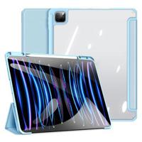 iPad Pro 13 (2024) Dux Ducis Toby Tri-Fold Smart Folio Hoesje - Baby Blauw