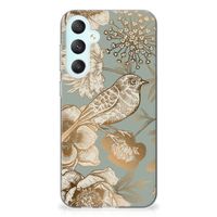 TPU Case voor Samsung Galaxy S23 FE Vintage Bird Flowers