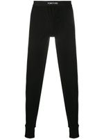 TOM FORD legging à taille à logo - Noir