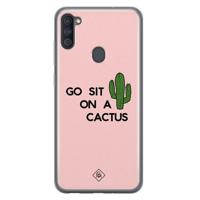 Samsung Galaxy A11 siliconen hoesje - Go sit on a cactus