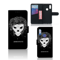Telefoonhoesje met Naam Xiaomi Redmi 7 Skull Hair