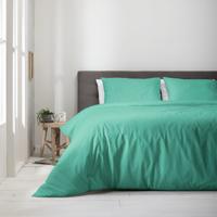 Fresh & Co Uni Pantone - Zeegroen Dekbedovertrek -Maat 200 x 220 2-persoons (200 x 220 cm + 2 kussenslopen) Dekbedovertrek