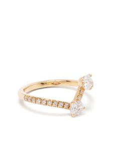 Loyal.e Paris bague en or 18ct pavée de diamants