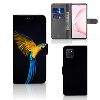 Samsung Note 10 Lite Telefoonhoesje met Pasjes Papegaai - thumbnail