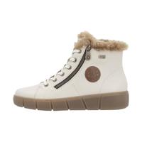 Remonte Hoge sneakers van Maya leer, Beige kam, 38 EU