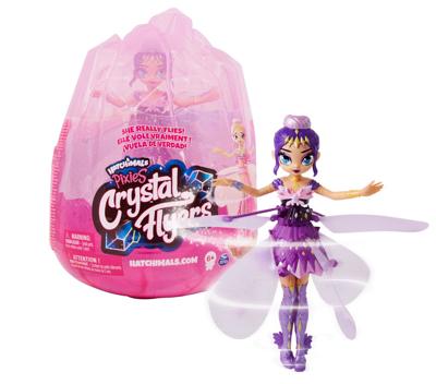 Hatchimals Pixies, Crystal Flyers magische vliegende paarse Pixie, voor kinderen vanaf 6 jr.