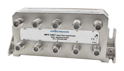 Hirschmann Multimedi aftakelement en verdeler, aansluitingwijze F-connector, uitvoering Hirschmann Multimedi aftakelement en verdeler, aansluitingwijze F-connector, uitvoering