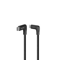 Lindy 1 m USB 3.2 rechtshoekige USB-C naar rechtshoekige USB-C-kabel, 10 Gbps