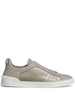 Zegna baskets Triple Stitch - Tons neutres