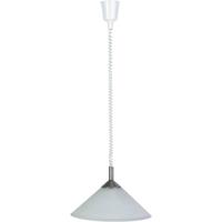 Brilliant Ariana 73578/13 Hanglamp Spaarlamp E27 60 W IJzer, Albast