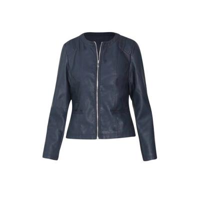 Cassis leren jack marine