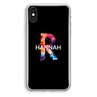 Abstract Spectrum: iPhone X Transparant Hoesje - thumbnail