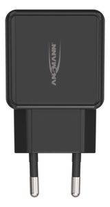 Ansmann HomeCharger HC212 USB-oplader 12 W Thuis Uitgangsstroom (max.) 2400 mA Aantal uitgangen: 2 x USB 2.0 bus A