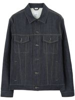 Burberry veste en jean à patch logo - Bleu - thumbnail