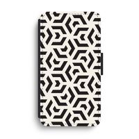 Crazy pattern: iPhone XS Max Flip Hoesje