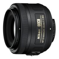 Nikon AF-S DX NIKKOR 35mm f/1.8G SLR Groothoeklens Zwart