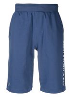 Polo Ralph Lauren logo-print cotton-blend shorts - Bleu - thumbnail