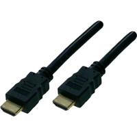 Schwaiger HDM0070043 HDMI-kabel HDMI Aansluitkabel HDMI-A-stekker, HDMI-A-stekker 0.70 m Zwart 4K UHD, Vergulde steekcontacten - thumbnail