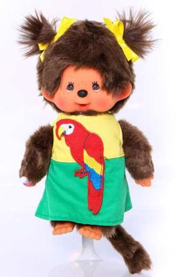 Monchhichi Meisje Papagaai (20 CM) - Speelgoed (4905610220496)