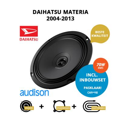 Premium speakers voor Daihatsu Materia 2004-2013 - Voordeuren Premium speakers voor Daihatsu Materia 2004-2013 - Voordeuren
