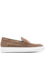 Doucal's mocassins en daim - Marron