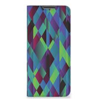 OPPO A54 5G | A74 5G | A93 5G Stand Case Abstract Green Blue - thumbnail